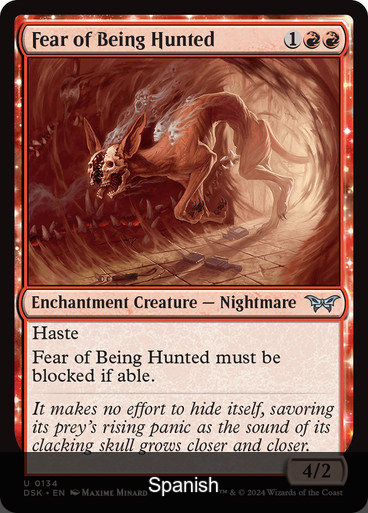 Fear of Being Hunted [Spanish]