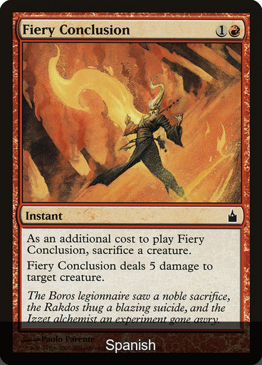Fiery Conclusion [Spanish]