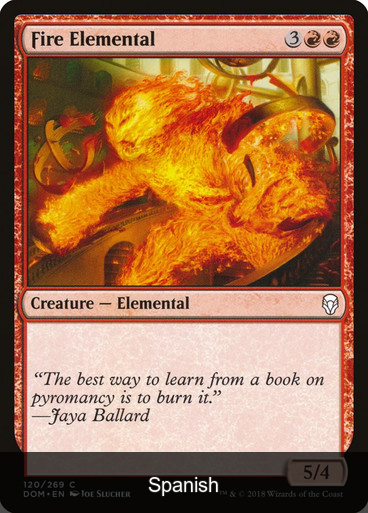 Fire Elemental [Spanish]
