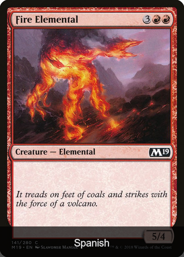 Fire Elemental [Spanish]
