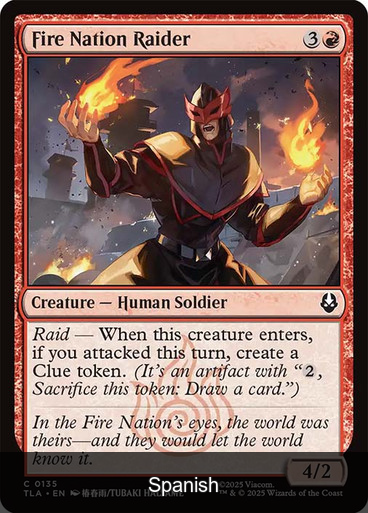 Fire Nation Raider [Spanish]