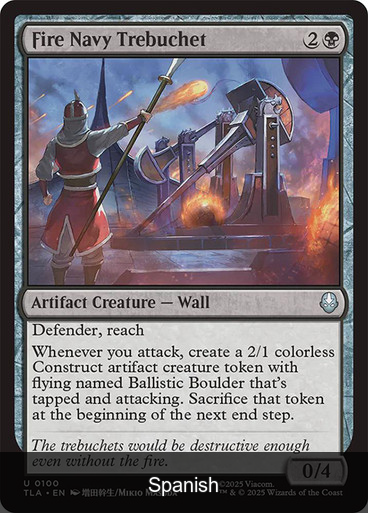 Fire Navy Trebuchet [Spanish]