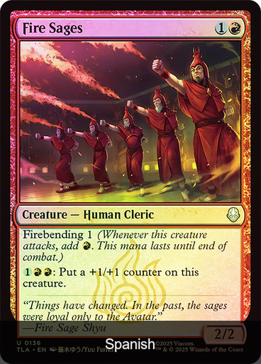 Fire Sages Foil [Spanish]