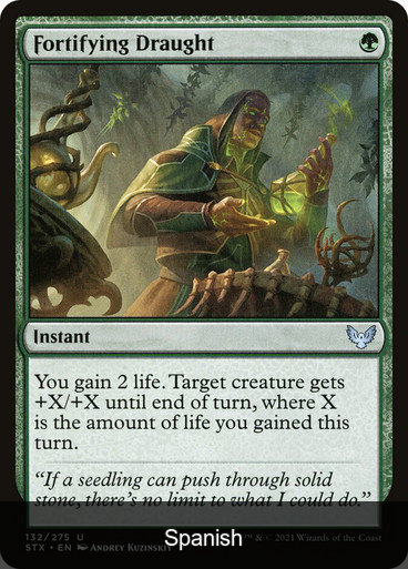 Fortifying Draught [Spanish]