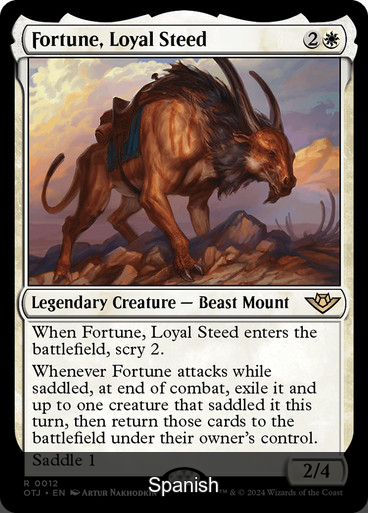 Fortune, Loyal Steed [Spanish]