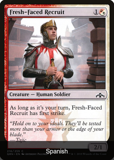 Fresh-Faced Recruit [Spanish]