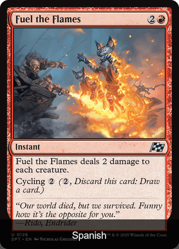 Fuel the Flames [Spanish]