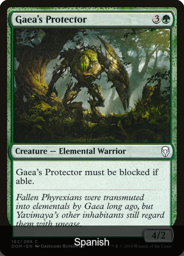 Gaea's Protector [Spanish]