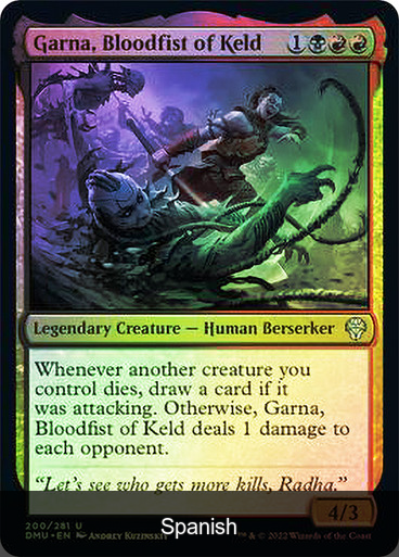 Garna, Bloodfist of Keld Foil [Spanish]