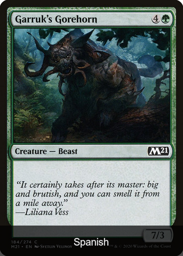 Garruk's Gorehorn [Spanish]
