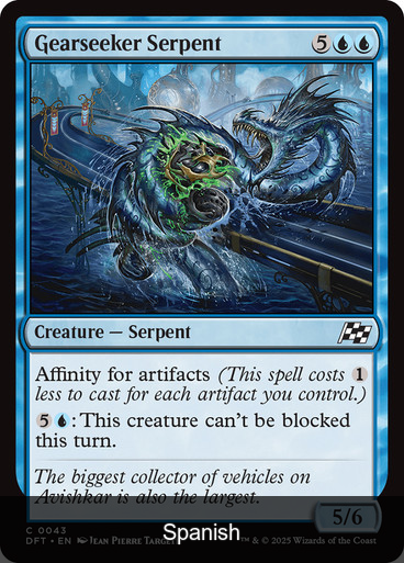Gearseeker Serpent [Spanish]