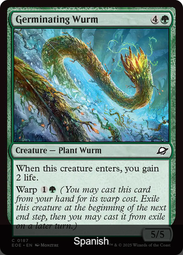 Germinating Wurm [Spanish]