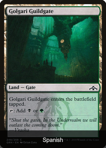Golgari Guildgate [Spanish]