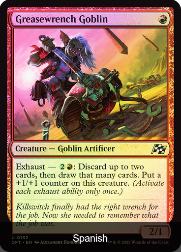 Greasewrench Goblin Foil [Spanish]