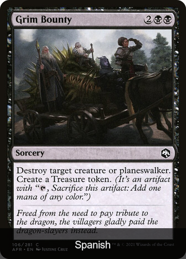 Grim Bounty [Spanish]