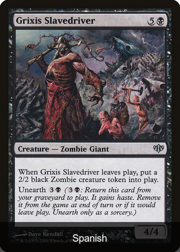 Grixis Slavedriver [Spanish]