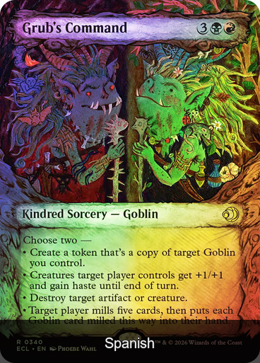 Grub's Command (Borderless) Foil [Spanish]