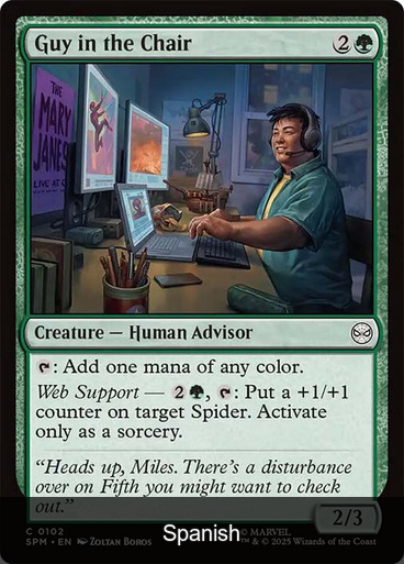 Guy in the Chair [Spanish]