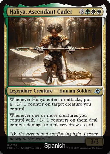 Haliya, Ascendant Cadet [Spanish]