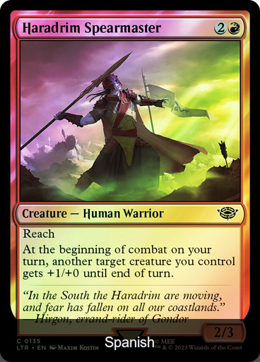 Haradrim Spearmaster Foil [Spanish]