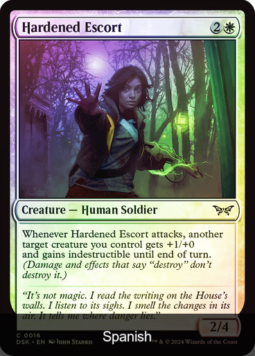 Hardened Escort Foil [Spanish]