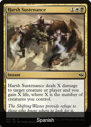 Harsh Sustenance [Spanish]