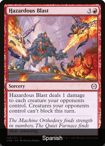 Hazardous Blast [Spanish]