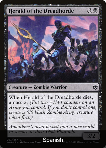 Herald of the Dreadhorde [Spanish]