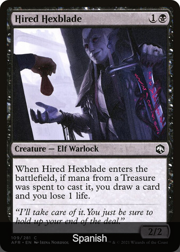 Hired Hexblade [Spanish]