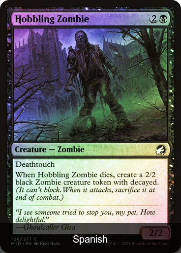 Hobbling Zombie Foil [Spanish]