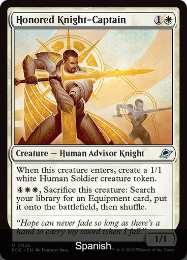 Honored Knight-Captain [Spanish]
