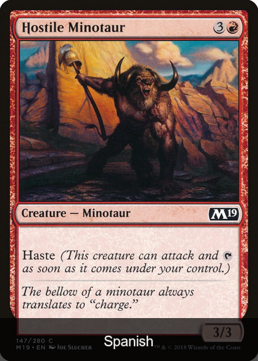 Hostile Minotaur [Spanish]