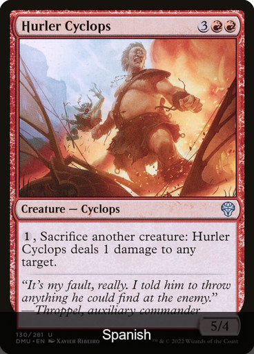 Hurler Cyclops [Spanish]