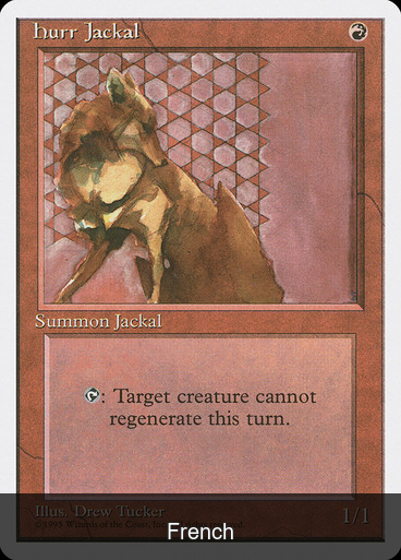 Hurr Jackal [French]