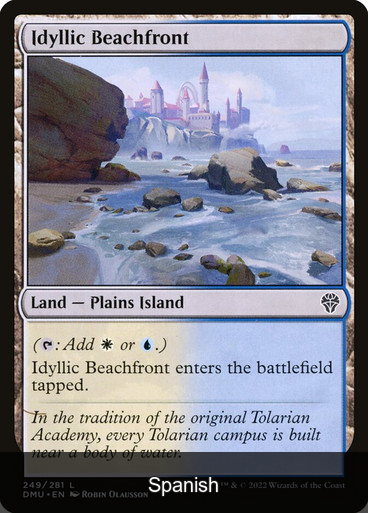 Idyllic Beachfront [Spanish]