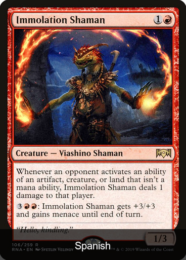 Immolation Shaman [Spanish]