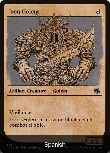 Iron Golem (Showcase) [Spanish]