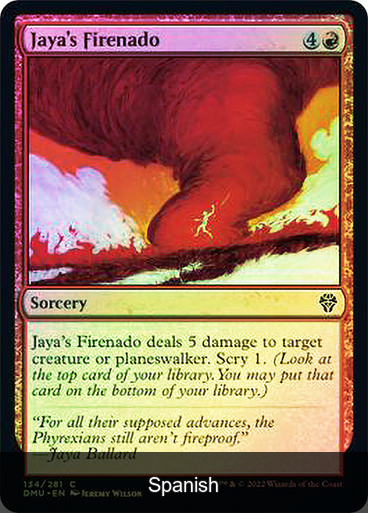 Jaya's Firenado Foil [Spanish]