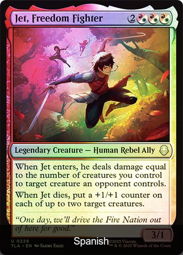 Jet, Freedom Fighter Foil [Spanish]