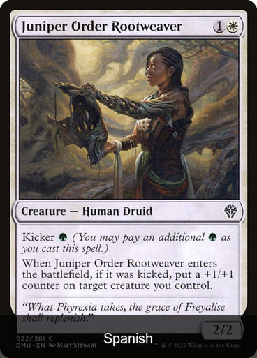 Juniper Order Rootweaver [Spanish]