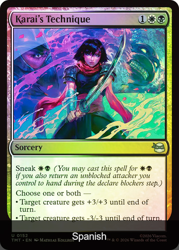 Karai's Technique Foil [Spanish]