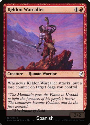 Keldon Warcaller [Spanish]
