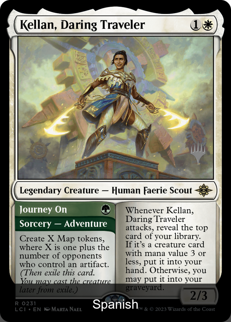 Kellan, Daring Traveler // Journey On Foil [Spanish]