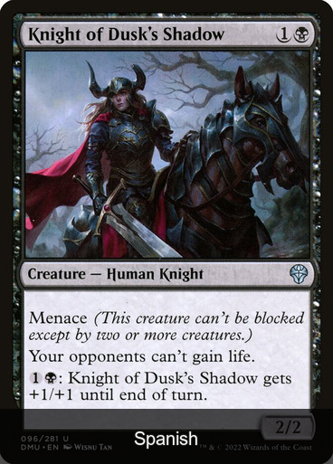 Knight of Dusk's Shadow [Spanish]