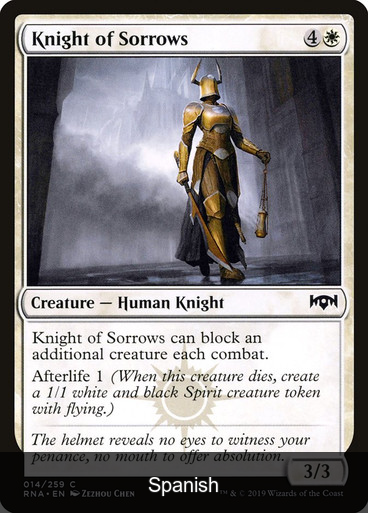 Knight of Sorrows [Spanish]