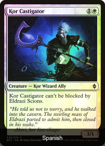 Kor Castigator Foil [Spanish]