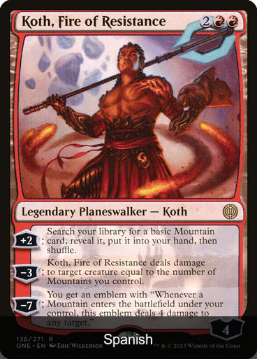 Koth, Fire of Resistance [Spanish]