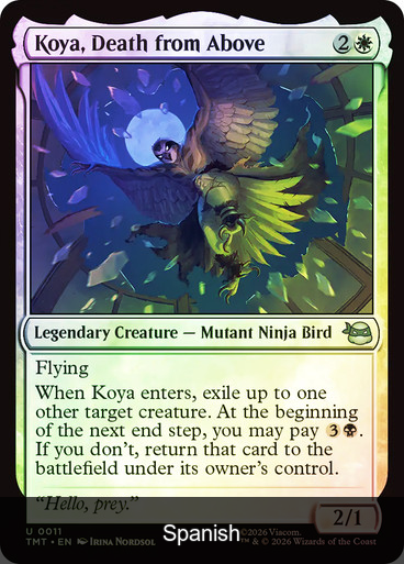 Koya, Death from Above Foil [Spanish]
