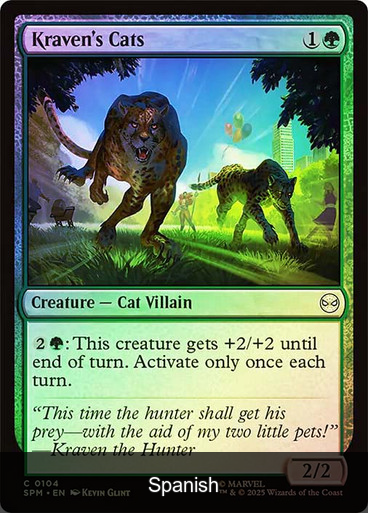 Kraven's Cats Foil [Spanish]