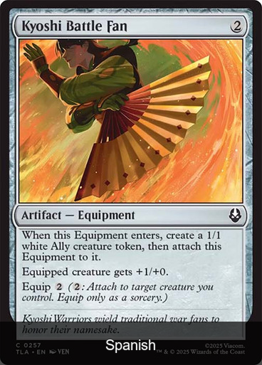 Kyoshi Battle Fan [Spanish]